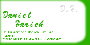 daniel harich business card